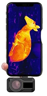 Termocamera a infrarossi Rilevatore di caccia all'aperto Telecamera termica for visione notturna Telefono cellulare,Custodia Resistente