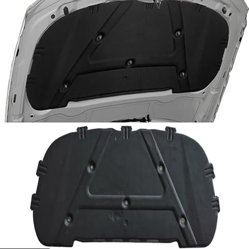 Coussin d'isolation phonique pour Capot Avant de Voiture pour BMW Série 1 E81 E82 E88 E87 120i 128i 130i 2007-2011, Housse insonorisée en Coton, Accessoires extérieurs
