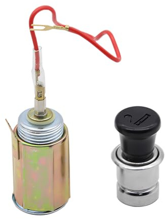 CGEAMDY Klassischer Retro-Stil Auto Zigarettenanzünder, Zigarettenanzünder Buchse 12V 5 A, Auto Zigarettenanzünder Element Steckdosen, Universal Interieur Zubehör Für Klassische Und Moderne Autos