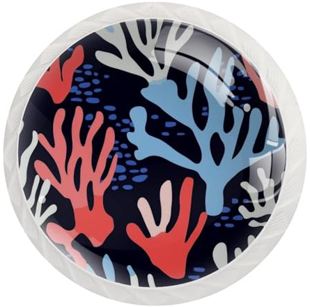 JAVENPROEQT Set di 12 pomelli rotondi in cristallo per cassettiera, armadio, armadio, armadio, con viti, decorazione per casa, ufficio, asilo nido