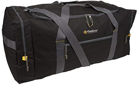 Outdoor Products Mountain Duffel (Medium (12 x 12 x 24 Inch), Black) (Large (15 x 15 x 30 Inch), Black) (Black, X-Large (16 x 18 x 36 Inch))