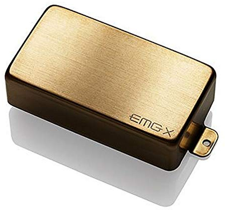 EMG 60-X E-Gitarren Humbucker Tonabnehmer Edelstahl Brushed gold