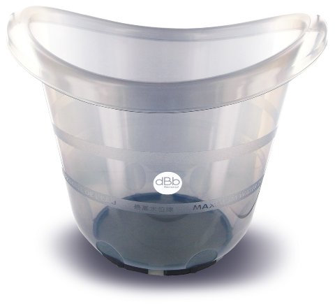 dBb Remond - Bañera para recién nacido, color gris transparente