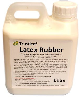 Trustleaf 1 litre Liquid Latex Dipping Rubber for Mould Making/Casting/SFX... (1 Litre)