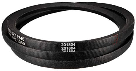 sourcing map SPZ-1340 Drive V-Belt Industrial Power Rubber Transmission Belt 1340mm Pitch Girth 10mm Width 8mm Height