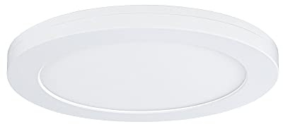 Paulmann 95389 LED Panel 2in1 Cover-it 225mm Neutralweiß rund incl. 1x16,5 Watt Deckenleuchte Weiß matt Deckenlampe Kunststoff Wohnzimmerlampe 4000 K