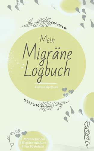 Mein Migräne Logbuch: Migräneanfall und Symptome aufzeichnen und verstehen | Kopfschmerz-Tagebuch zum Ausfüllen für 66 Anfälle | Für Migräne mit Aura | Kalender zum Ausschneiden für den Arzt