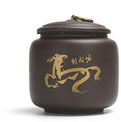 SCZWP8 Purple Sand Tea Cans Ceramic Seal Cans Universal Tea Packaging Cans Tea Making Pots Tea Storage Tea Cans Coffee Vanilla Sugar Spice Nuts Storage Tanks Food Storage Containers