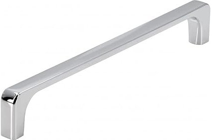 SIRO Möbelgriff Diez, Druckguss chrom glänzend, 170 mm x 25 mm x 10 mm, LA 160 mm, 2563-170ZN1