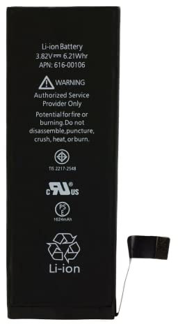 Audiosystem BATTERIA 1624Mah POLIMERI LITIO PER APPLE IPHONE SE ZERO CICLI A1723 A1724 A1662