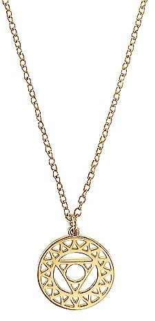 s.Oliver 2034182 Damen Collier Hals Chakra Gold 45 cm