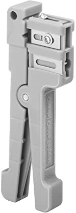 FYBOPTWU - Cortador de cables coaxiales, pelacables coaxiales, pelacables de fibra óptica gris, pelacables 45-162, 2 unidades