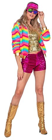 NEU Damen-Kostüm Jacke Festival Regenbogen - Verschiedene Größen