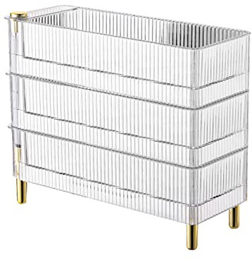 HACLEN Eierbehälter Für Kühlschrank, Eierbox Für Den Kühlschrank, Kunststoff Eier Aufbewahrungsbox, Eier Aufbewahrung, Frische Eier Und Enteneier Aufbewahren,Clear,L