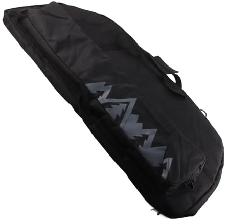 soobu Bolsa de Arco Compuesto, Estuche Acolchado de Arco, Correa Ajustable, Longitud de 95 Cm, Asa Cómoda, Lona para Entrenamiento (Negro)