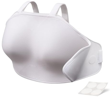 FEFOSAEP Fencing Chest Guards - Double Softlayer Fechten Chest Protector - FIE Certificate Plastic Breast Protector - Fencing Gear for Foil Epee Sabre