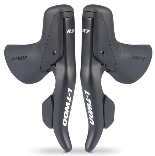 WEEROCK L-TWOO Road Bike Shift Lever 2 X 10 Speed 20 SpeedsRoad Bicycle Shifters with Brake Levers Compatible with Shimano