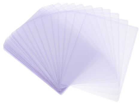 Kunststoff Transparente Kartenhüllen 30 Stück für Fotos