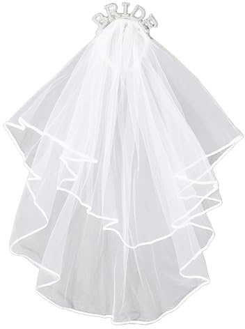 Perlen-Braut-Stirnband mit Schleier, glitzernder Perlen-Bird-Tiara-Schleier, Braut-Kopfschmuck, Brautparty, Geschenk für Braut, Hochzeit, Junggesellinnenabschied, Zubehör, Dekorationen, Einheitsgröße