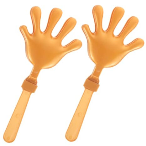 iplusmile 2stücke Fußball-geräuschmacher Handklatscher Plastik-handklatscher -tools Für Sportveranstaltungen Handklatscher-requisite Für Festivalpartys Klatscher-geräuschmacher