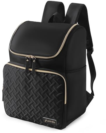 Halivita Cooler Backpack Insulated Leak Proof 33 Cans, Waterproof Hiking Backpack Cooler Soft Cooler Bag Lunch Backpack for Picnic Camping, Black