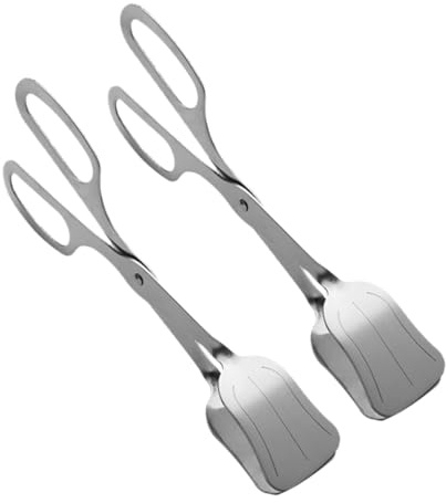 ARTIBETTER 2 pièces Pinces à Salade Inox Ustensiles Buffet Polyvalents Longues et Résistantes Chaleur Service Facile pour Fruits et Plats Chauds