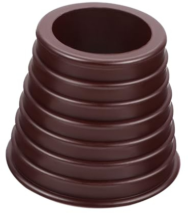 Ciieeo Bouchon Annulaire Conique en Caoutchouc Marron pour Trou de Table de Patio, Cale de Pied de Parasol Résistante aux Températures, Accessoire de Protection pour Mobilier de Jardin