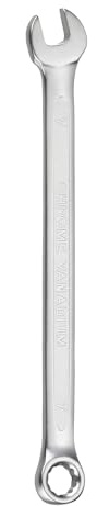 QUARKZMAN Llave Combinada Métrica 7mm Boca Abierta Y Boca De Caja De 12 Puntos Con Inclinación De 15 Grados Acero Cromo Vanadio Grado Industrial Llaves De Doble Extremo Herramientas