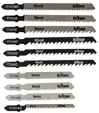 Triton Jigsaw Blade Set 10pce Wood / Metal (959528)