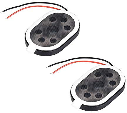 sourcing map 2St 1,5W 8 Ohm Mini-Speaker Lautsprecher DIY-Lautsprecher 20mmx30mm