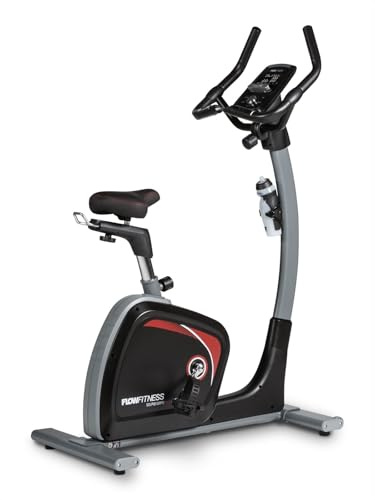 Flow Fitness Turner DHT2500i Ergometer – 24 Trainingsprogramme – 32 Widerstandsstufen – Bluetooth – Kinomap & Zwift kompatibel –