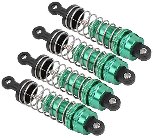 4 Stück RC Dämpfer, langlebiger Stoßdämpfer Dämpfer für 144001 1/14 RC Car(Grün)
