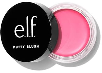 e.l.f. Putty Blush, formula cremosa altamente pigmentata per un glow naturale, finish semi-opaco effetto cipria, prodotto vegano e non testato sugli animali, Bora Bora