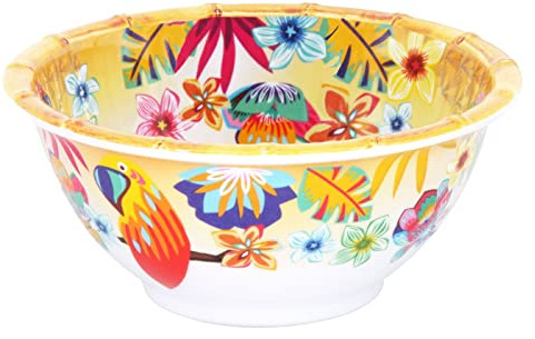 Les Jardins de la Comtesse – Cuenco pequeño de melamina – Loros de Bahía – Multicolor – Ø 15 cm – Servicio de mesa – Colección de vajilla casi irrompible