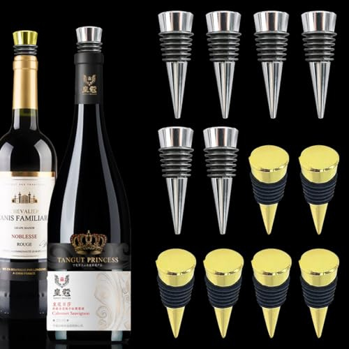 Voyyphixa Weinverschluss Champagnerverschluss Weinflasche Accessoires Flaschenverschluss Zum Verschließen, Bierflaschen, Soda, kohlensäurehaltigen Getränken, Party, Weinschrank dekoration