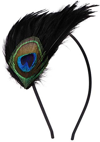 Feder pfau haarreif 1920ER Flapper Stirnband Haarschmuck Pfauenkopfschmuck fascinator damen Dekoratives Foto-Requisit FüR