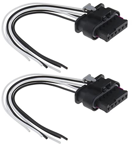 2 Piezas de Repuesto de Arnés de Conexión de Luz Trasera de 6 Pines 61132359993 Compatible con BMW F20 F21 F22 F23 F28 M2 F30 F31 Serie 1'2'3'4' Arnés de Conector de Enchufe de Lámpara Trasera
