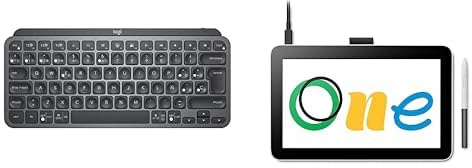 Logitech MX Keys Mini Teclado Inalámbrico Minimalista, Retroiluminado, USB-C, macOS, iOS, Linux, QWERTY ESP + Tableta de Dibujo Wacom One 12 con Pantalla de 11,6 para Windows, Chromebook y Android