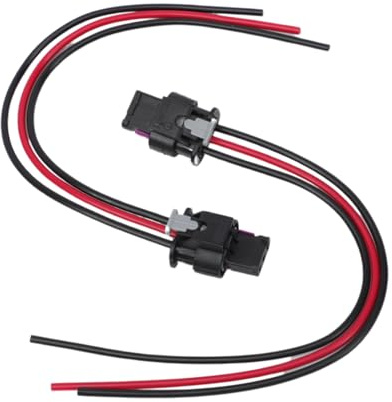 Anlseiod 2 Stück 3-poliger Parksensor Stecker für Audi A3 A4 A5 A6 Seat Altea Leon Ibiza 4 Skoda Fabia Superb O.ctavia 4F0973703 Stecker Parksensor Kabelbaum Adapter 4H0973703