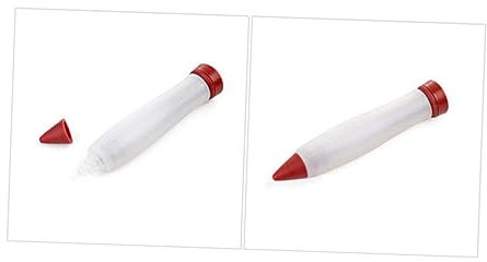 OFFSCH Silicone Pastry Pen Chocolate Decorating Pen Food Grade 13.5x2.7cm Cake Writing Tool for Baking and DIY Dessert Decoration