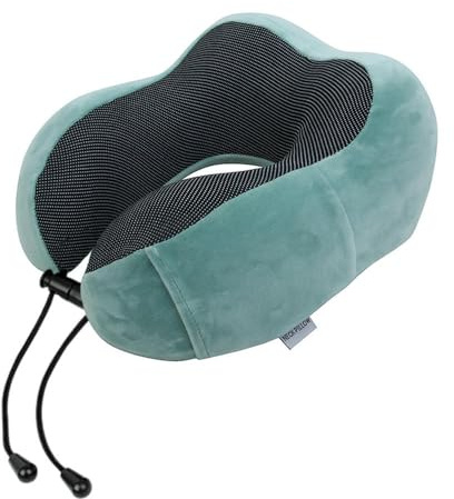 NGNVKDID reisekopfkissen Hilfsendes Reisekissen Für Flugzeug, Komfortable Nackenruhe Für Büro-nickerchen, Must-Have Travel Essentials-grün