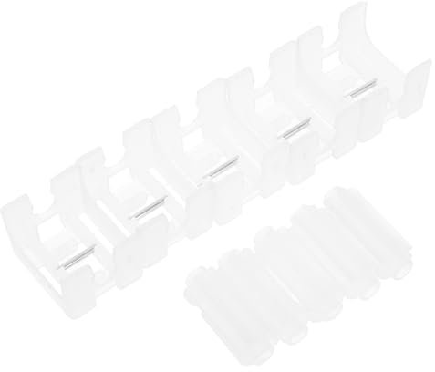 QUMIIRITY 10 Stück Jalousie Kordelwickler Vorhang Perlenkettenstopper Schnalle Jalousie Kordel Klampe Halterung Jalousie Kordel Sicherheitshalter Jalousie Kordelhalter Jalousie