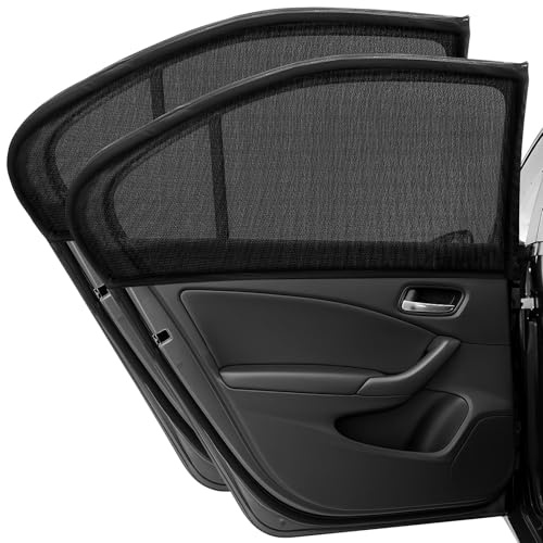 2 Pièces Pare Soleil Voiture Bébé, Pare Soleil Voiture Arriere, Chaussette Voiture par Soleil Chaussette Voiture Soleil avec Protection UV,Protection UV de 99% des Voitures