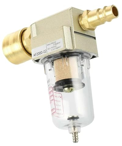 Separatore dell'acqua ad aria compressa da 1/4, filtro ad aria compressa con attacco rapido | Separatore dell'olio per compressore filtro e filtro aria compressa