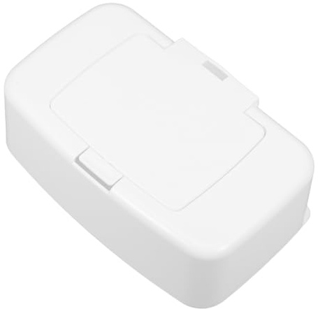 iplusmile Scatola Portasalviette Umide in Pp, Bianco, Ricaricabile, Fondo Antiscivolo, Facile da Pulire, per Casa e Cameretta