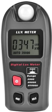 Misuratore di luce digitale, Luxmetro Digitale MT-30 Con Display LCD, Misuratore Di Luce, Illuminometro For Test Ambientali per piante da giardino e da interno, fotografia