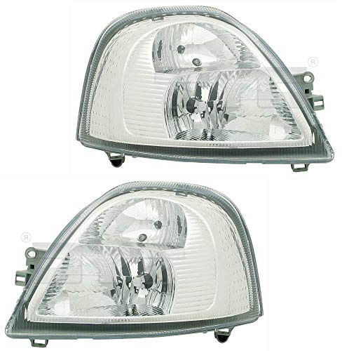 Halogen Scheinwerfersatz Scheinwerfer Satz Hauptscheinwerfer Set links und rechts H7/H1 Kunststoff passend für Master II Kasten FD ED/HD/UD JD