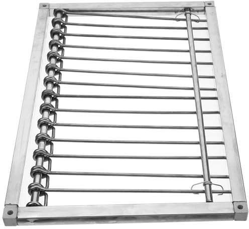 GALPADA Puerta para Jaula de Pájaros Metálica Barra de Captura para Palomas, Adecuado para Palomares y Suministros de Aves