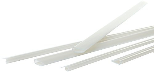 Pavo - A4 3 mm Klemmschiene für 3-25 Blatt, Transparent - 25 Stück