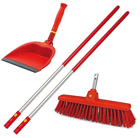 Wolf-Garten Handle 120cm ZMI12 Garden Multi Change x 2 & SB400M Broom & Dustpan